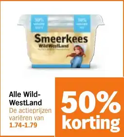 Albert Heijn Alle Wild WestLand aanbieding