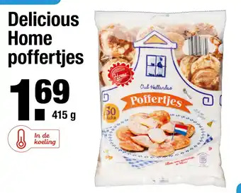 ALDI Delicious Home poffertjes 415g aanbieding