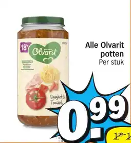 Albert Heijn Alle Olvarit potten aanbieding