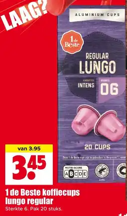 Dirk 1 de Beste koffiecups lungo regular aanbieding