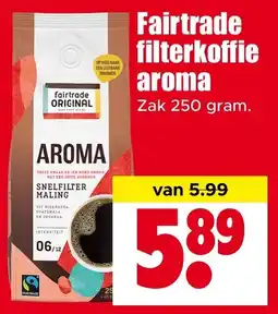 Dirk Fairtrade filterkoffie aroma aanbieding