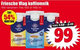 Dirk Friesche Vlag koffiemelk aanbieding