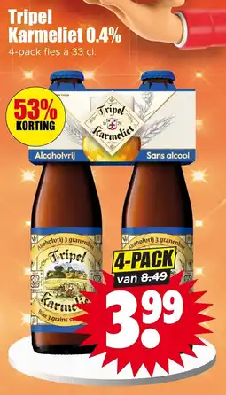 Dirk Tripel Karmeliet 0.4% aanbieding