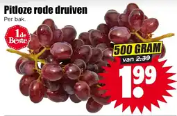 Dirk Pitloze Rode Druiven aanbieding