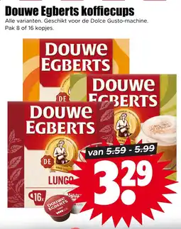 Dirk Douwe Egberts Koffiecups aanbieding
