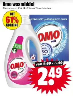 Dirk Omo Wasmiddel aanbieding