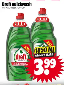 Dirk Dreft Quickwash aanbieding