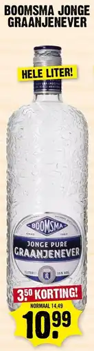 Dirk Boomsma Jonge Graanjenever aanbieding