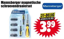 Dirk Mannsberger magnetische schroevendraaierset aanbieding