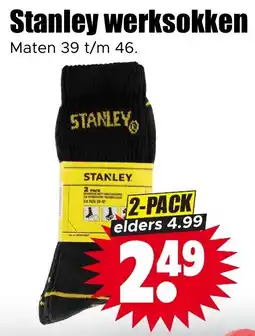 Dirk Stanley werksokken aanbieding