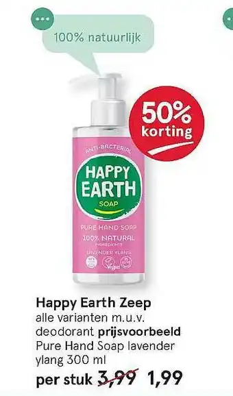 Etos Happy Earth Zeep 50% Korting aanbieding