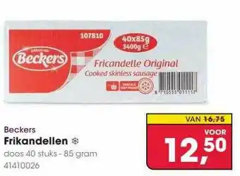 HANOS Beckers Frikandellen aanbieding