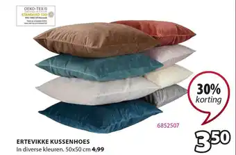 Jysk Ertevikke Kussenhoes 30% Korting aanbieding