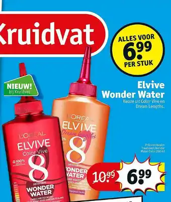 Kruidvat Elvive Wonder Water aanbieding