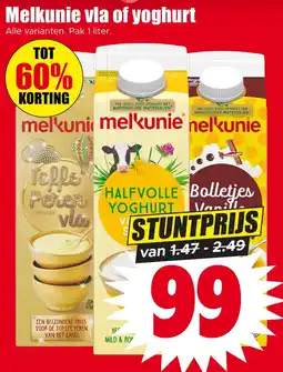 Dirk Melkunie Vla of Yoghurt aanbieding
