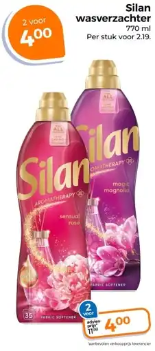 Trekpleister Silan wasverzachter aanbieding