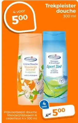 Trekpleister Trekpleister douche aanbieding