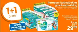 Trekpleister Pampers babydoekjes grootverpakking aanbieding