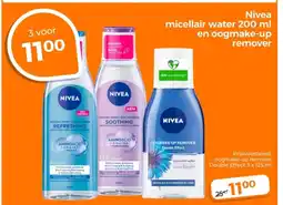 Trekpleister Nivea micellair water en oogmake-up remover aanbieding