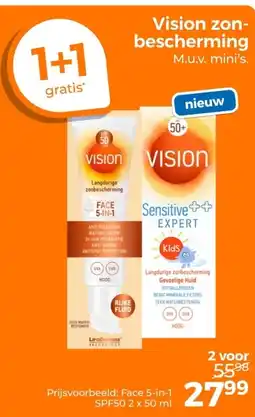 Trekpleister Vision zonbescherming aanbieding