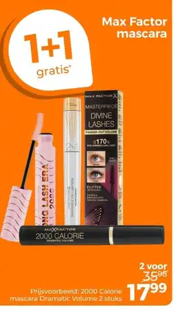 Trekpleister Max Factor mascara aanbieding