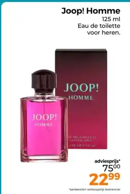 Trekpleister Joop! Homme aanbieding
