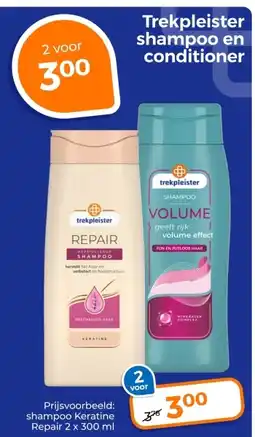 Trekpleister Trekpleister shampoo en conditioner aanbieding