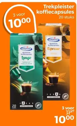 Trekpleister Trekpleister koffiecapsules aanbieding