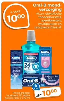 Trekpleister Oral-B mondverzorging aanbieding