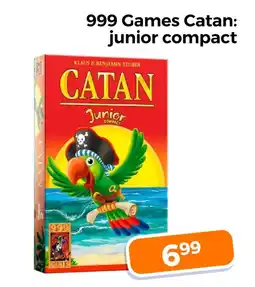 Trekpleister 999 Games Catan: junior compact aanbieding