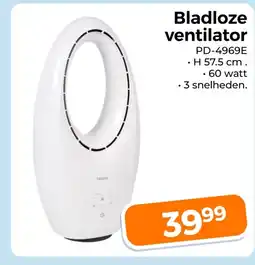Trekpleister Bladloze ventilator aanbieding