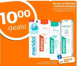Trekpleister Elmex en Meridol mondverzorging aanbieding
