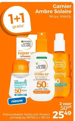 Trekpleister Garnier Ambre Solaire aanbieding
