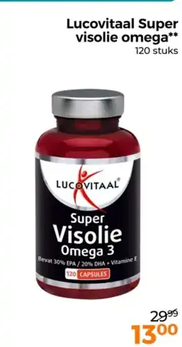 Trekpleister Lucovitaal Super visolie omega aanbieding