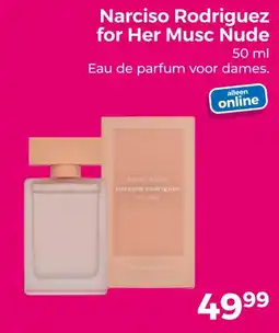 Trekpleister Narciso Rodriguez for Her Musc Nude aanbieding