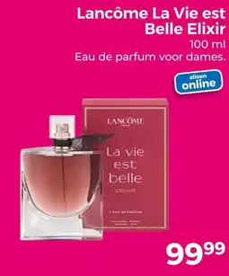 Trekpleister Lancôme La Vie est Belle Elixir aanbieding