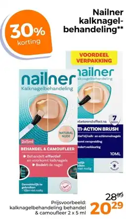 Trekpleister Nailner kalknagel30% behandeling aanbieding