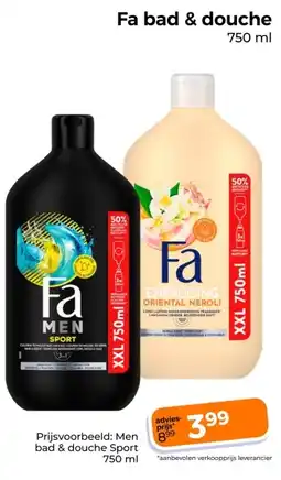 Trekpleister Fa bad & douche aanbieding