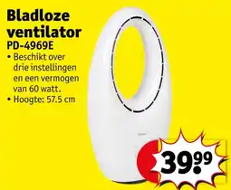 Kruidvat Bladloze ventilator PD-4969E aanbieding