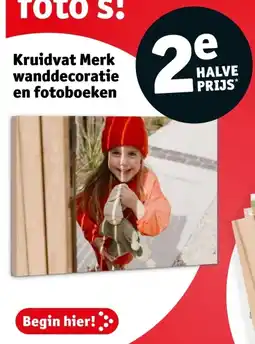 Kruidvat Kruidvat Merk wanddecoratie en fotoboeken aanbieding