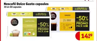 Nescafé Dolce Gusto capsules