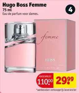 Kruidvat Hugo Boss Femme aanbieding