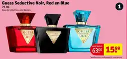 Kruidvat Guess Seductive Noir, Red en Blue aanbieding