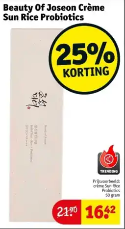 Kruidvat Beauty Of Joseon Crème Sun Rice Probiotics aanbieding