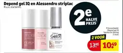 Kruidvat Depend gel IQ en Alessandro striplac aanbieding