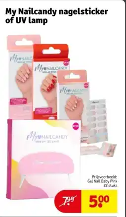 Kruidvat My Nailcandy nagelsticker of UV lamp aanbieding