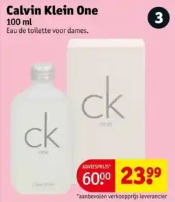 Kruidvat Calvin Klein One aanbieding