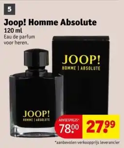 Kruidvat Joop! Homme Absolute aanbieding