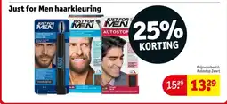 Kruidvat Just for Men haarkleuring aanbieding