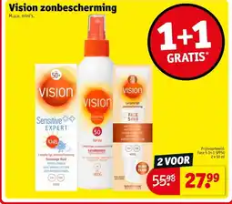 Kruidvat Vision zonbescherming aanbieding